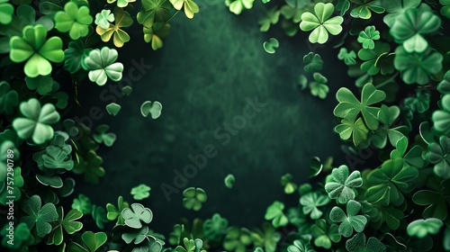 Saint Patrick's day abstract background © Aline