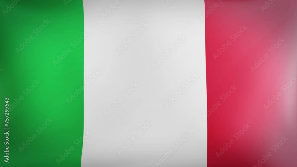 italia flag animation video 4k italia flag animation video 4k