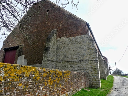 Waterloo, March 2024 - Visit to the Hougoumont farm, emblematic site of the battle between the French led by Napoleon BONAPARTE and the allied troops led by the Duke of Wellington. photo