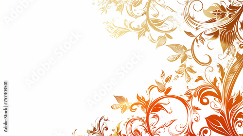 Vibrant Floral Blossoms: Colorful Flower Vector Illustration on White Background