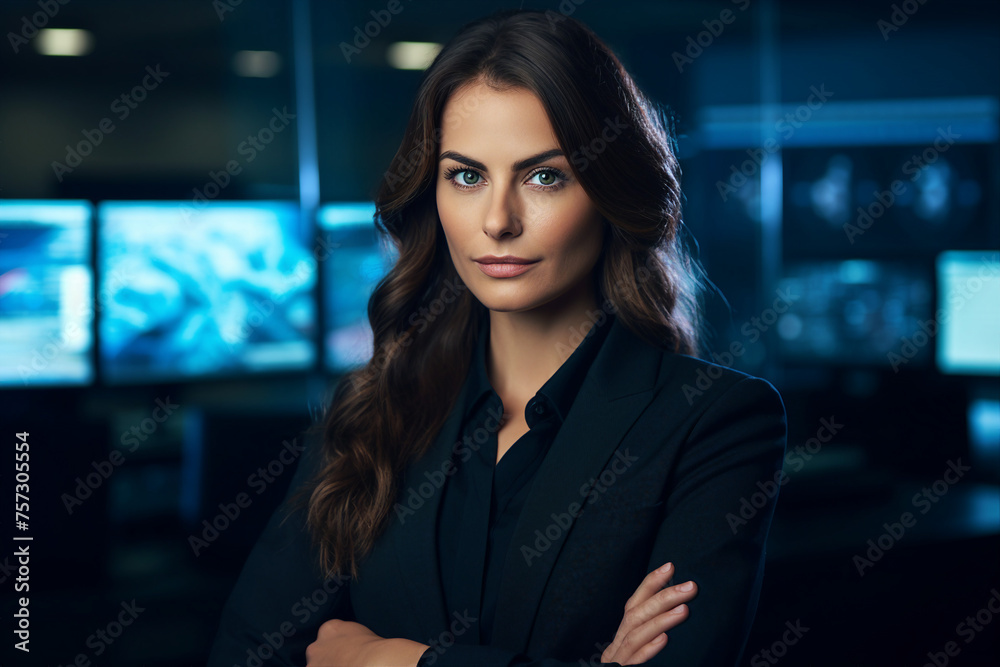 Business people programmers meeting conference against hackers criminals Generative AI Business people programmers meeting conference against hackers criminals Generative AI