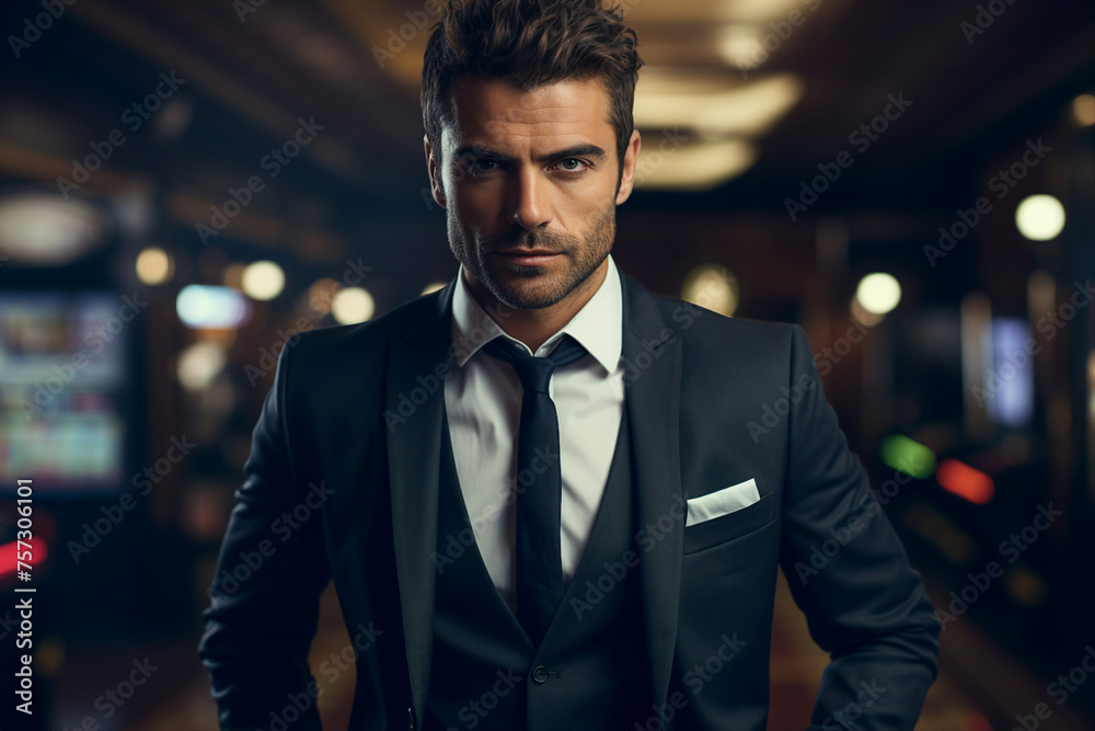 Luxurious restaurant casino las vegas vip night Generative AI poker slots cards roulette players gamers. Luxurious restaurant casino las vegas vip night Generative AI poker slots cards roulette players gamers.