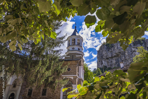 Archangel Michael Church in Orthodox Dryanovo Monastery near Dryanovo town in Bulgaria photo