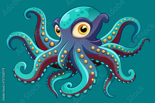 octopus vector art illustration