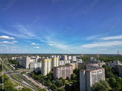 Residential buildings in Goclaw area, subdistrict of Praga-Poludnie, Warsaw city, Poland