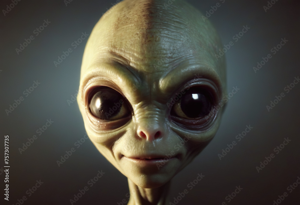 Visitor: A Portrait of an Alien - Generative AI Visitor: A Portrait of an Alien - Generative AI