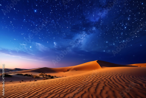 beautiful desert night