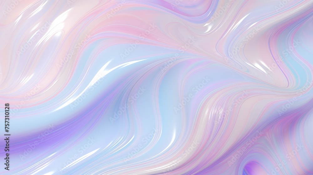 Obraz premium Pink and Blue Abstract Background With Smooth Wave