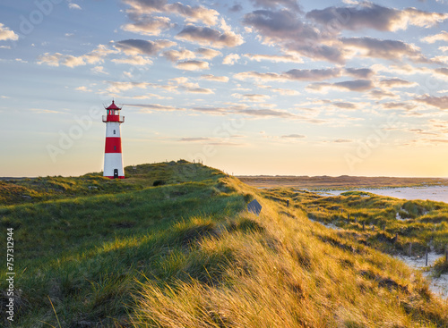 Foto Leuchtturm List-Ost, Ellenbogen, Sylt, Schleswig-Holstein, Deutschland