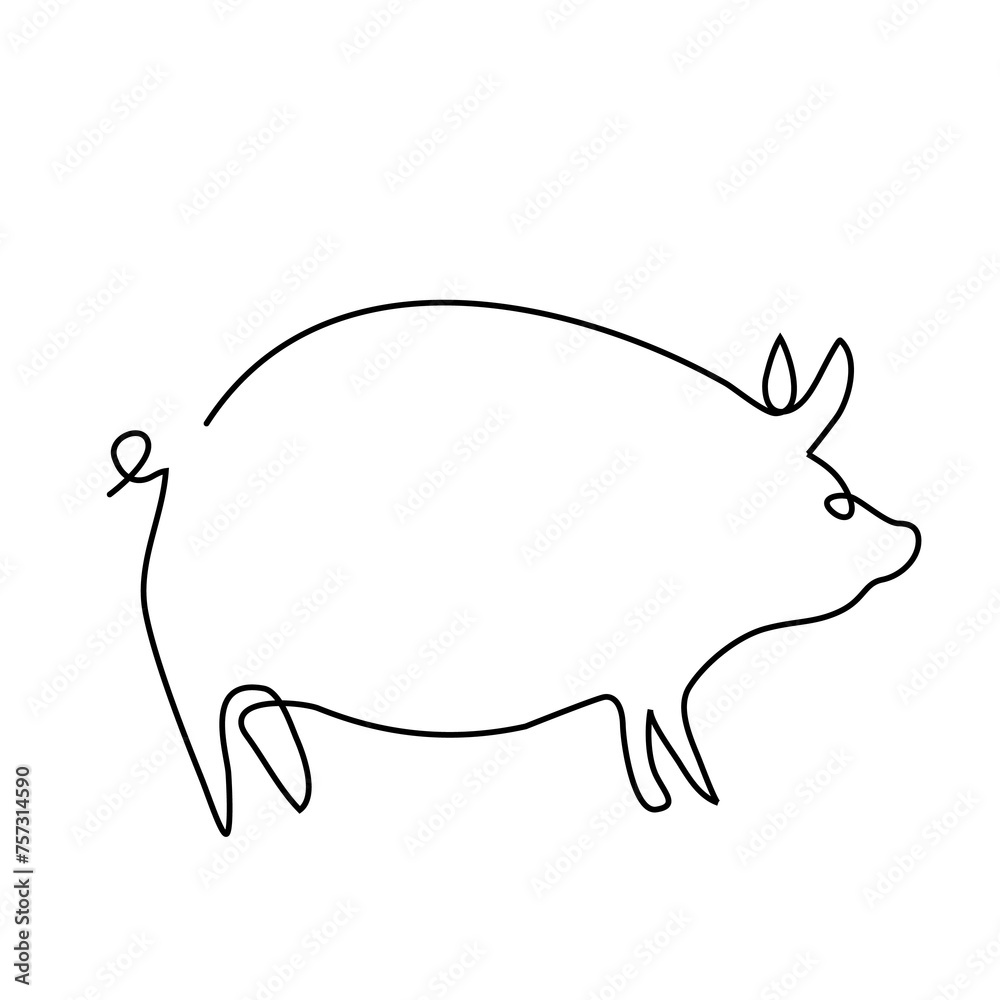 piggy icon on white background piggy icon on white background
