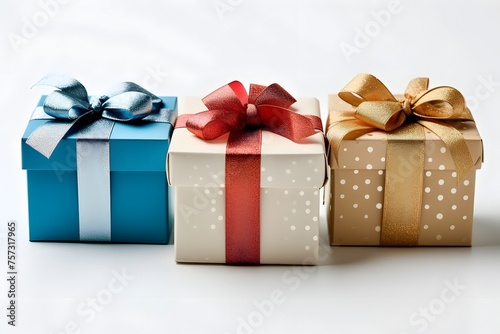 Colorful Gift Boxes with Ribbons 3 pic © Mona -33 Desing