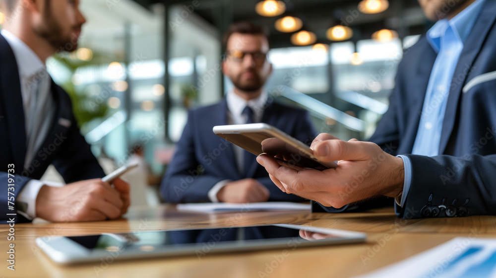 Business office young group mobile phone candidate recruitment job, human resources Business office young group mobile phone candidate recruitment job, human resources