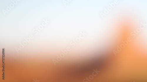 Desert Blur Background with Depth of field Minimal Style