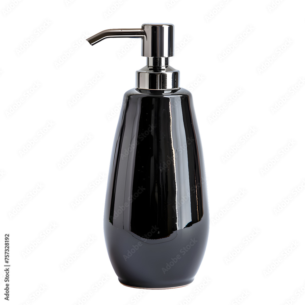 Obraz premium Soap dispenser mock up isolated on transparent background