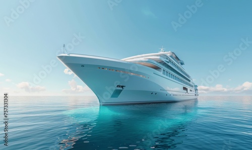 Cruise ship with elegant design and elegant amenities