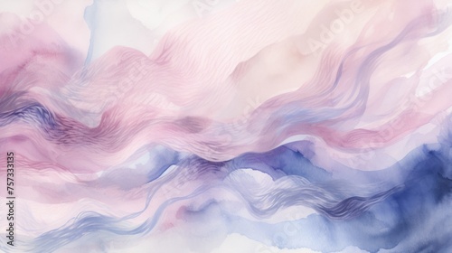 Lavender Whisper: Soft pink and blue watercolor strokes whisper with a hint of lavender, evoking a sense of calmness and grace in design compositions.