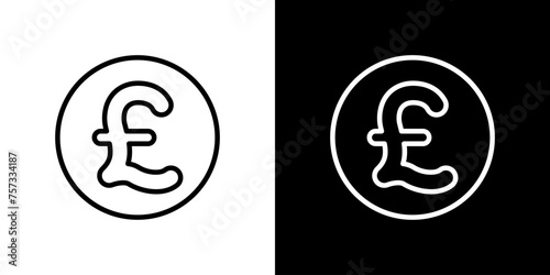 シンプルな通貨のベクターアイコン