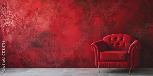 wallpaper with a deep red background, radiating passion and vibrancy © Irfanan