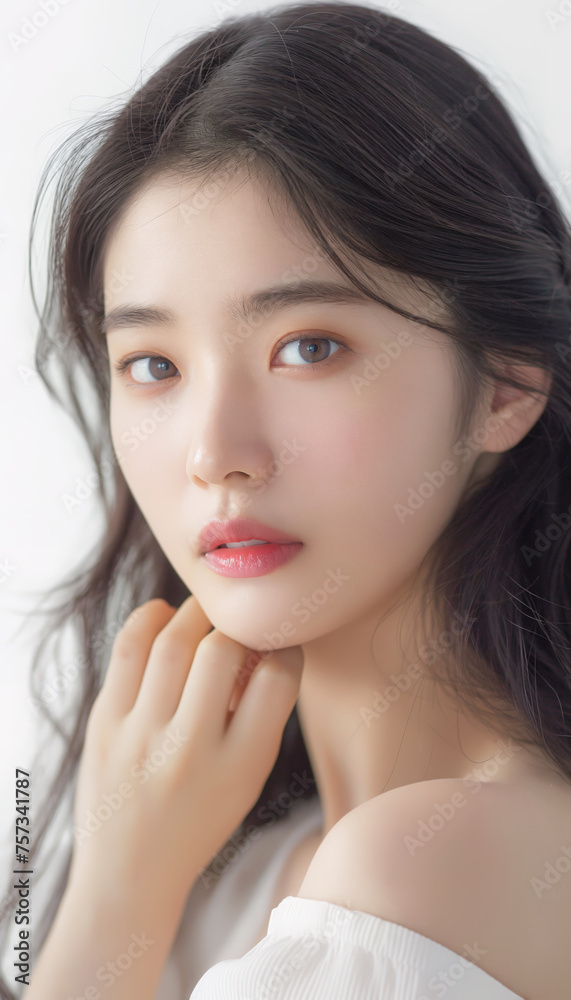 Beautiful asian womens faces faces for makeup face cosmetics advertising hi res Beautiful asian womens faces faces for makeup face cosmetics advertising hi res