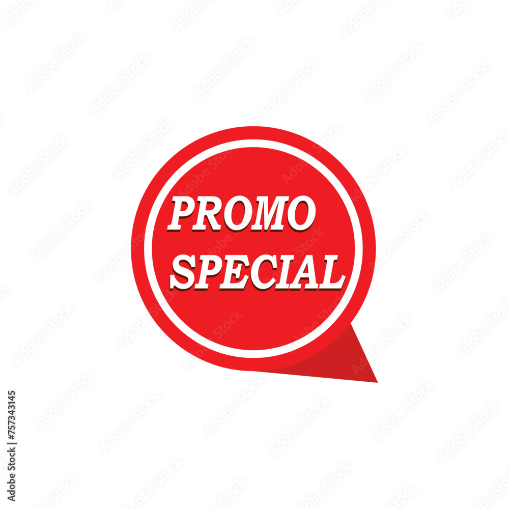 Special promo megaphone icon design. Web elements. Vector illustration