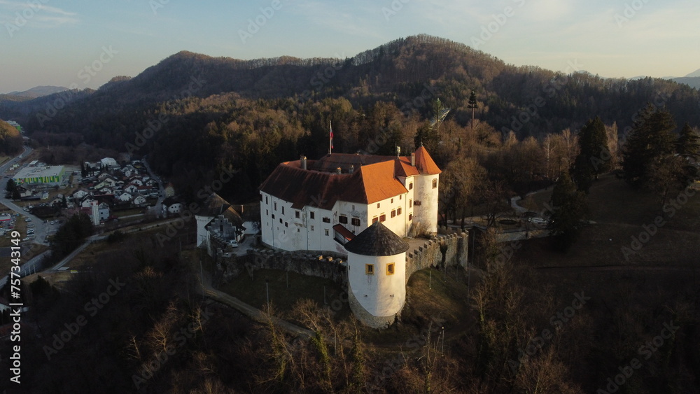 castle in the mountains