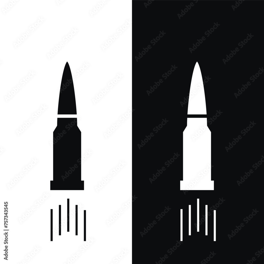 Bullet icon vector logo design template Bullet icon vector logo design template