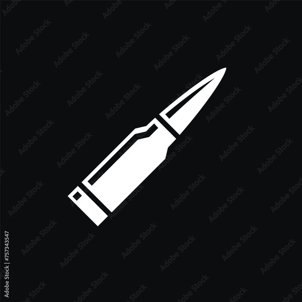 Bullet icon vector logo design template Bullet icon vector logo design template