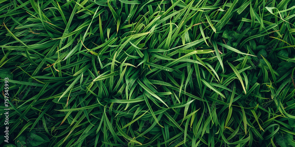 illustration of green grass background. Created with Generative AI illustration of green grass background. Created with Generative AI