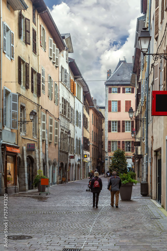 Street in Chambery, France