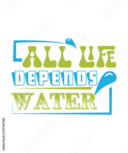 all life depends water svg