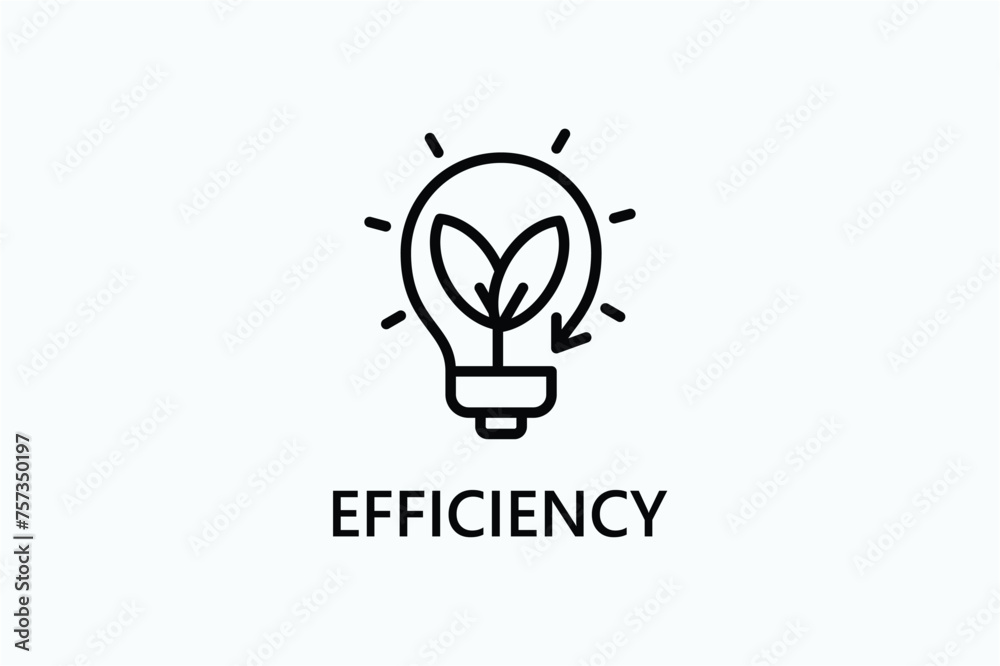 Efficiency icon or logo sign symbol vector illustration Efficiency icon or logo sign symbol vector illustration