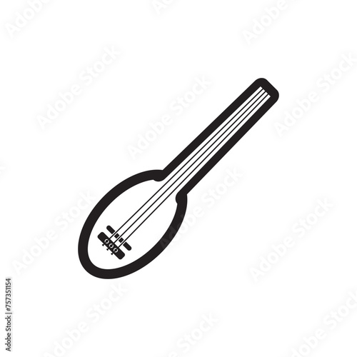 lyre icon vector illustration design template