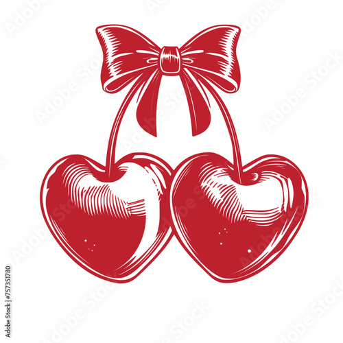 cherry, bow, heart, cute, coquette, pink, cherries, hearts, ribbon, bows, aesthetic, red, trendy, love, girly, y2k, kawaii, woman, valentines, fun, funny, cool, menu, valentines day, quote, meme, vale