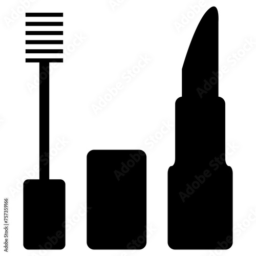 cosmetics icon, simple vector design