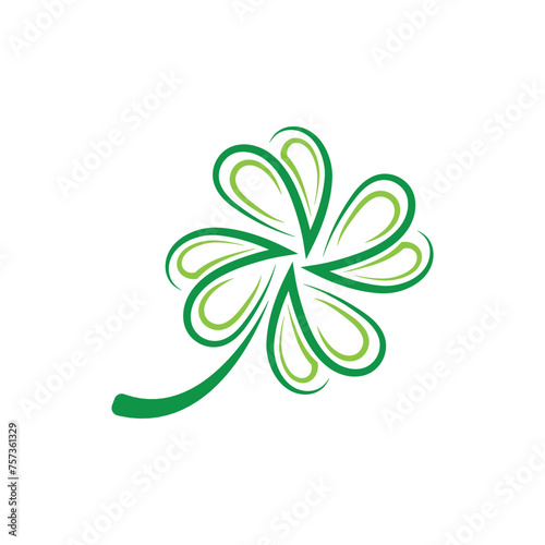 clover logo icon vector
