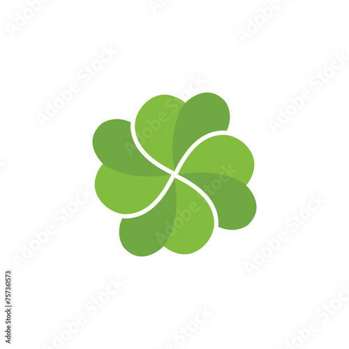 clover logo icon vector