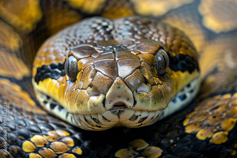 Anaconda snake. Wildlife reptile amazon. Generate Ai Anaconda snake. Wildlife reptile amazon. Generate Ai