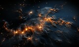 Dense Cluster of Stars in Night Sky
