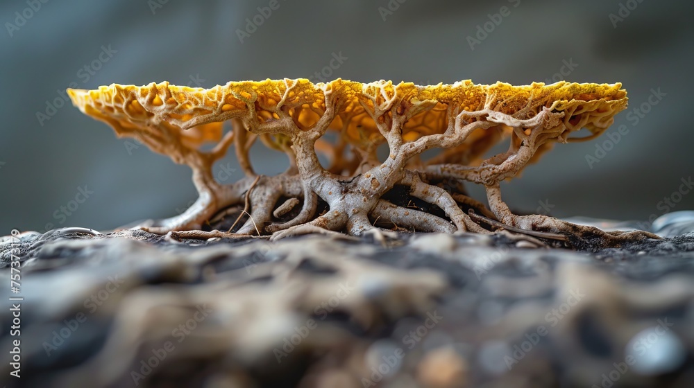 Cortex Of Root An illustration of a plant's root system in cross section Stock ...