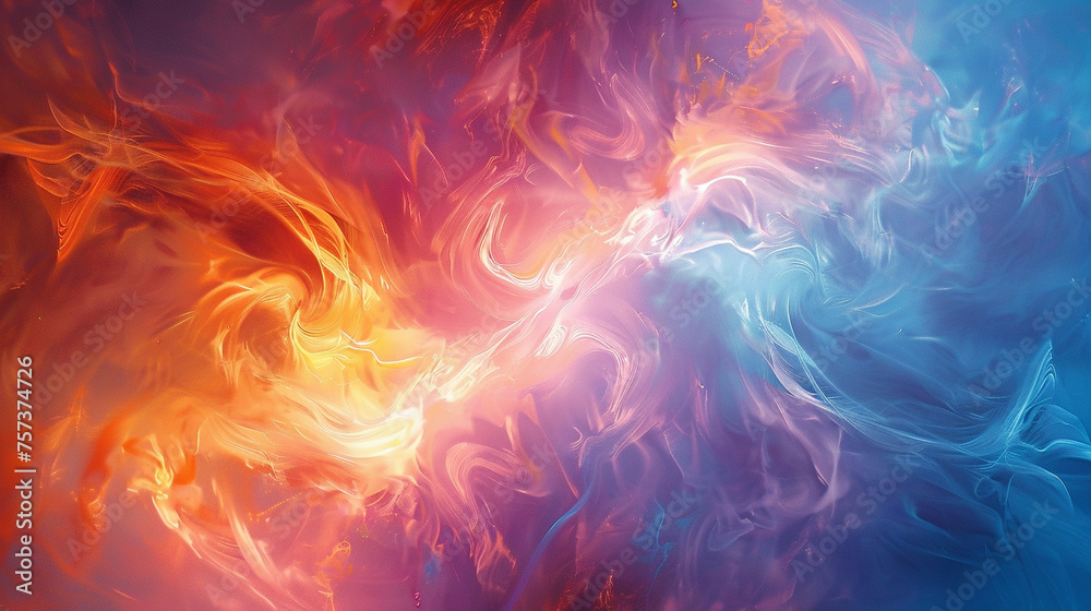 Develop a backdrop background showcasing the element of wind with swirling patterns and ethereal colors
