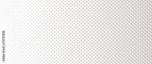 Blended cute flower on white for pattern and background, halftone effect.