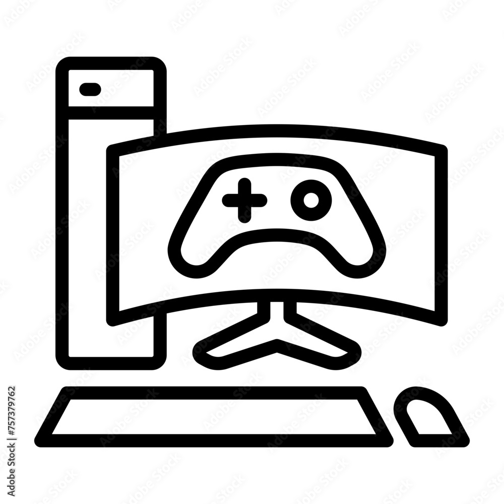 Gaming Pc Icon Gaming Pc Icon
