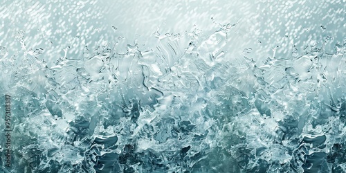 Different shapes of ice, cubed ice, glass, frozen water, lake, cracks in the ice, background, wallpaper.