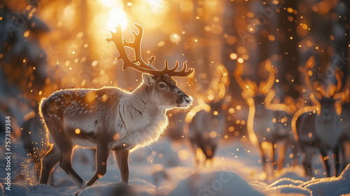 Reindeer prance, sleigh bells ring, magic fills the air.