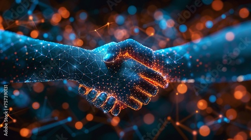 Handshake and digital network