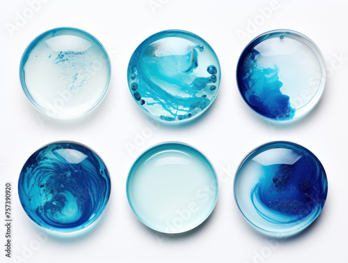 Blue Lagoon collection set isolated on transparent background, transparency image, removed background