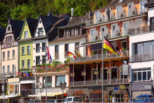 Fototapeta Naklejka Na Ścianę i Meble -  Sunny Cochem, beautiful town on romantic Moselle river, Germany