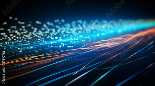 optical data / High speed internet concept