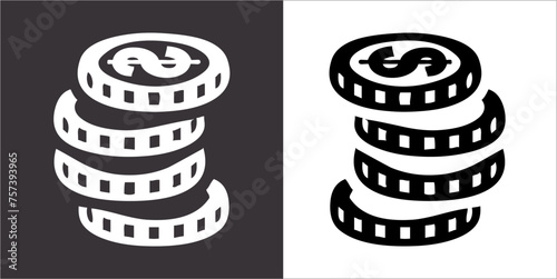 Illustration vector graphics of casino icon