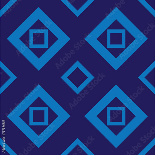 pattern with blue and white windows